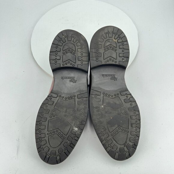 Allen Edmonds Mapleton Men Size 8.5D Brown Leather Bicycle Toe Derby Dress Shoes - Picture 11 of 14